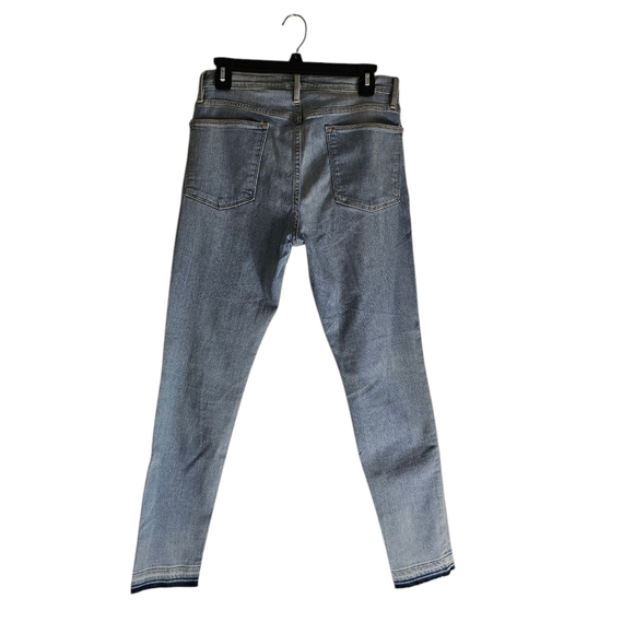 FRAME Denim Le High Rise Skinny Light Blue Jeans 30 Preowned - Picture 2 of 9